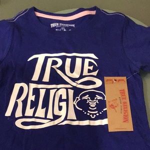 NWT Authentic True Religion Boys Shirt Size 7